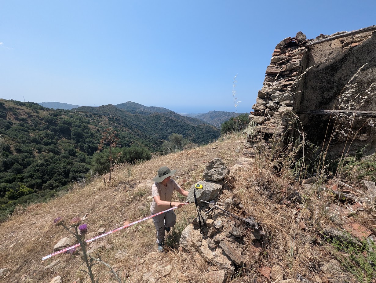 Archaeological fieldwork in Calabria, southern Italy.